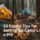 Tips for Setting Up Camp