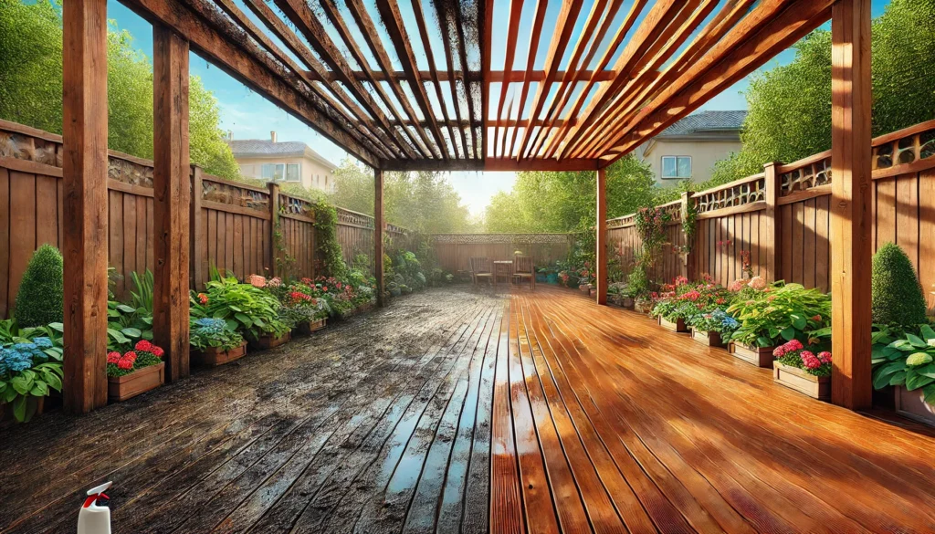 Can I Power Wash My Pergola