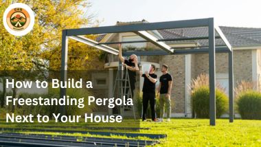 Freestanding Pergola Next to House